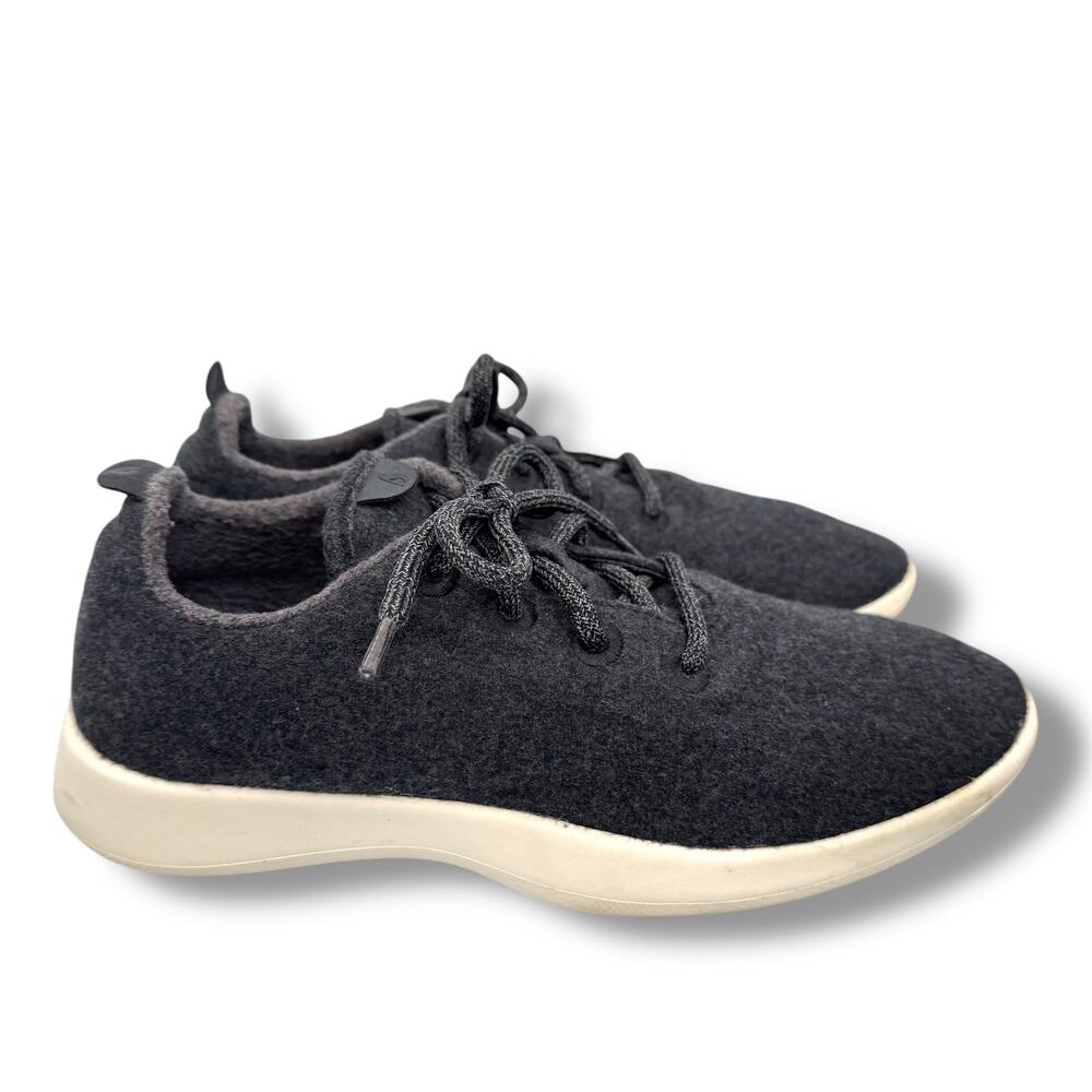 Allbirds shoes women's 10 merino wool runners sneakers lace up charcoal gray